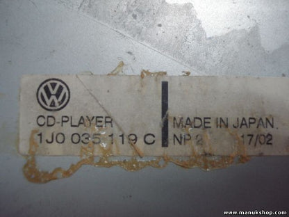Radio CD-PLAYER Cargador VW Volkswagen Sharan Passat 3BG Golf 4 1JO035119C