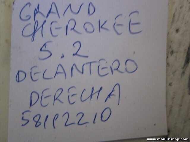Palier transmision delantera derecha Jeep  Cherokee I ZJ 5.2 4WD 58112210 2RE
