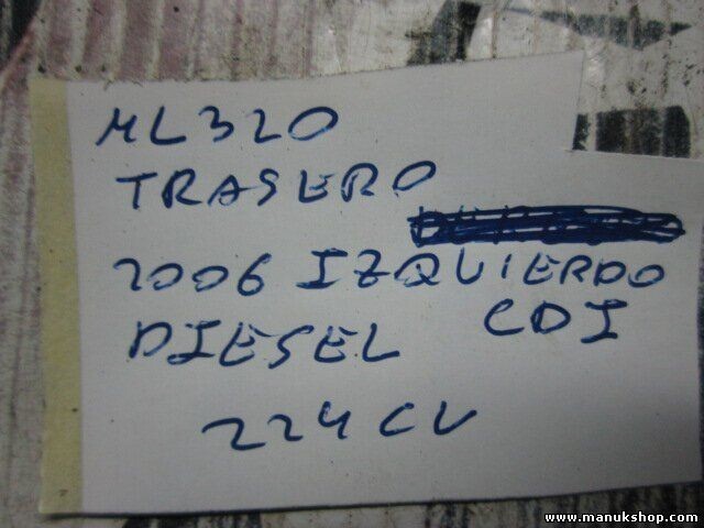 Palier transmision trasero izquierdo Mercedes-Benz 0501005731 040WD760011 REV.B