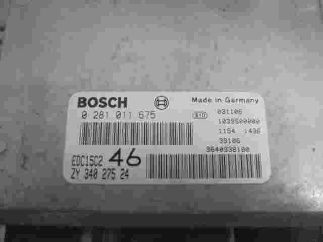 Centralita del motor Suzuki Grand Vitara 9640938180 EDC15C246 ZY34027524
