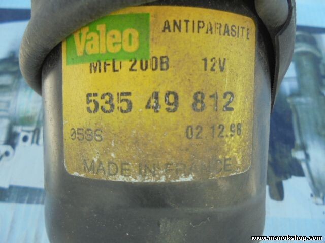 Motor del limpiaparabrisas delantero Jeep Cherokee MFD200b 53549812