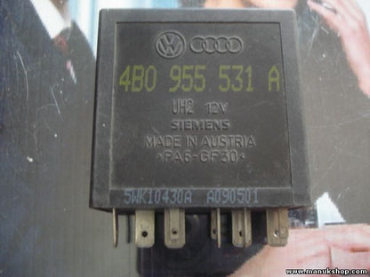 Relé del limpiaparabrisas Audi 4B0955531A 4BO955531A SIEMENS 5WK10430A Nr.377