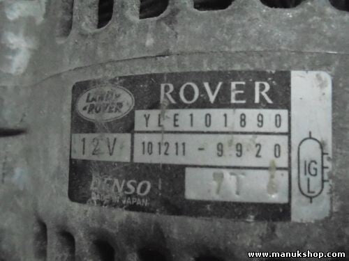 Alternador Land Rover Freelander 1.8 16V DENSO YLE101890 1012119920 063377498010