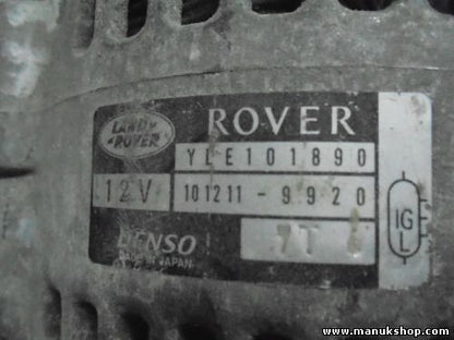 Alternador Land Rover Freelander 1.8 16V DENSO YLE101890 1012119920 063377498010
