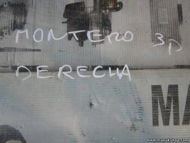 Vetro porta anteriore destra Mitsubishi Pajero Montero 43R00033 M273AS2DOT20