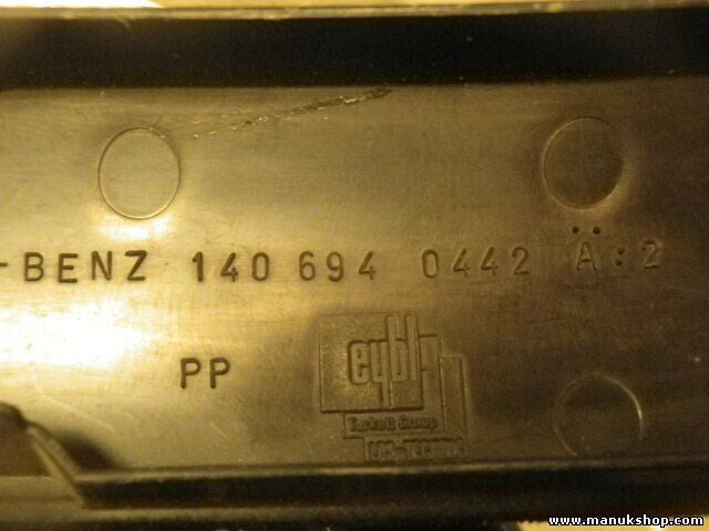 Cubierta de asiento trasero Mercedes-Benz W140 600 SE SEL 1406940442A 1406940442