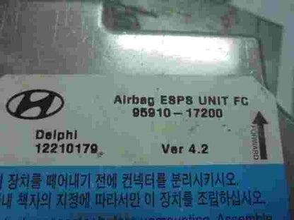 Sensor de impacto de airbag Hyundai Matrix 9591017200 12210179 Ver4.2 79D010F819