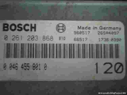 Centralita del motor Fiat Bravo 120 00464558010 0 046 455 801 0 0464558010