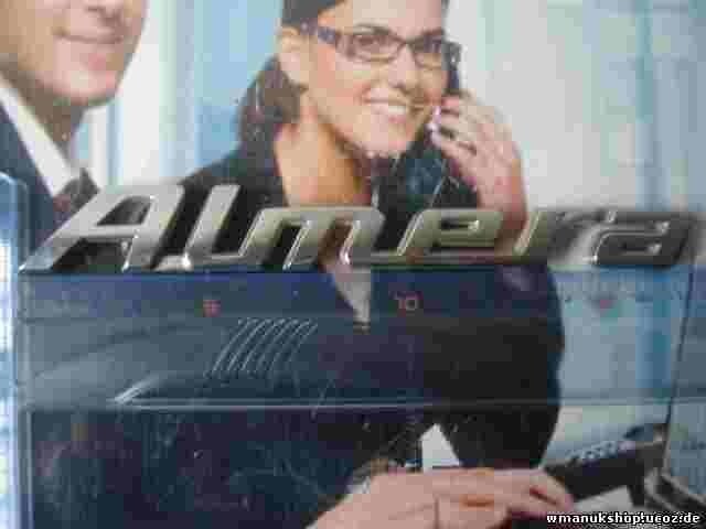 Emblema trasero  Nissan Almera 18cm