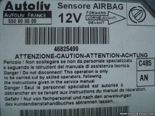 Airbag Centralita Fiat Doblo 1.4 2000 AN 46825499 550903500 0046825499