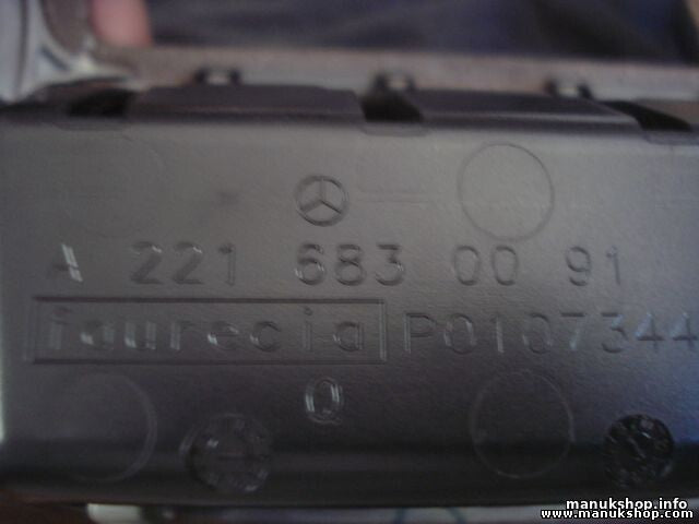 Cubierta de la boquilla de aire Mercedes-Benz W221 A2216830091 A2216801639