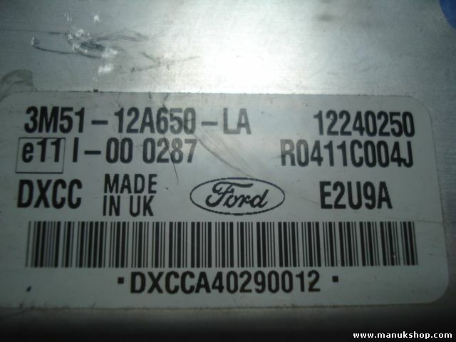 Centralina Ford Focus DXCC E2U9A DELPHI R0411C004J 12240250 3M5112A650LA