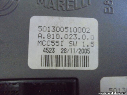 Control electrónico del aire acondicionado Iveco Daily A81002300 501300510002