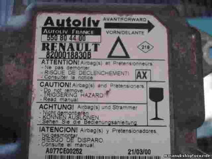 Sensore di impatto airbag Renault Laguna (AX) 8200018830B 550804400