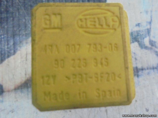 Omega Astra Vectra Corsa HELLA 12V PBT6F20 PBT-6F20 4RA00779306 GM 90226846