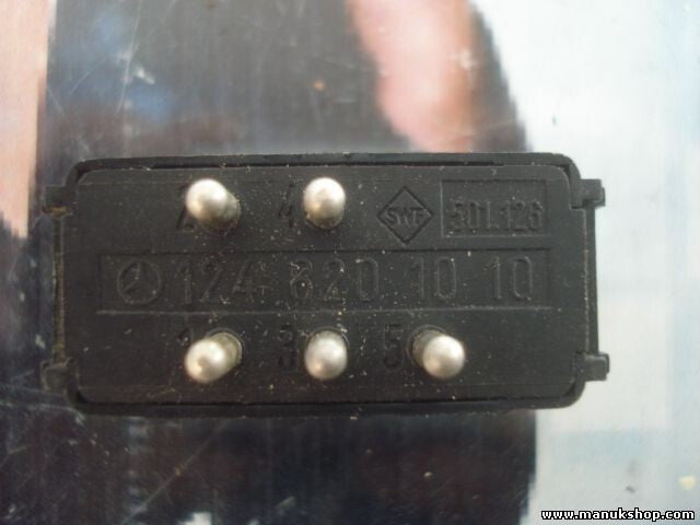 Interruptor Luneta Trasera Desempañador Mercedes-Benz 1248201010 501.126