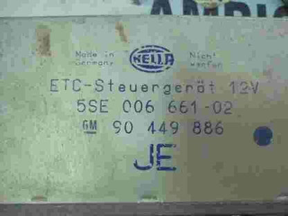 ABS Centralita Opel Astra F 90449886 90449886JE Hella 5SE00666102 5SE 006 661-02
