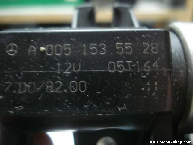 Válvula de vacío Mercedes-Benz  W169  A0051535528  70078200  7.00782.00  