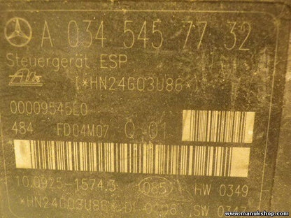 ABS Centralita Mercedes-Benz W203 Classe C A03457732 A0054312912 10020404394