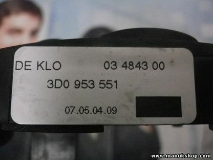 Interruptor de la columna de dirección eléctrica VW Touareg 7L 5.0 3D0953551 