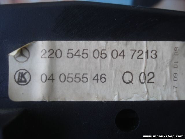 Conmutador de luces Mercedes-Benz W220 S430 S500 Q02 2205450504 7213 LK 04055546