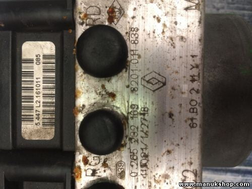 Unidad hidráulica del ABS Renault Kangoo 8201011838 BOSCH 0265800498 0265232169