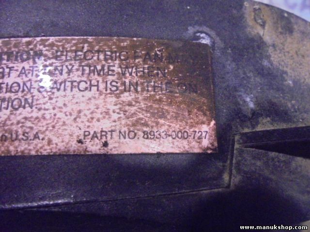 Elettroventilatore Jeep Cherokee XJ 4.0 L 52005748 8933-000-727 8933000727