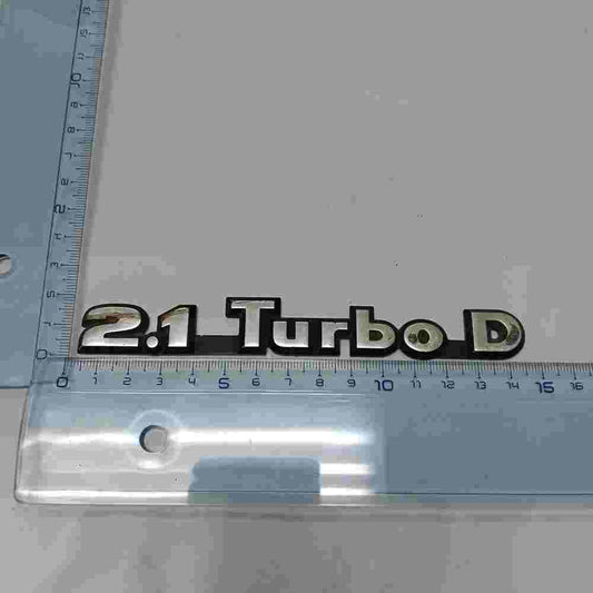 Emblema Citroen Xantia 2.1 Turbo-D 14 cm.