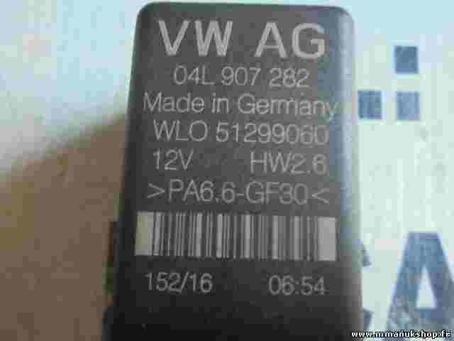 Recocido controlador Glow relé enchufe VW Touran Golf VII Skoda‎ Seat 04L907282