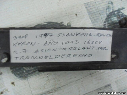 Guía de asiento derecho lado derecho Ssangyong Kyron Rexton 2.7 163 CV 2003 3908