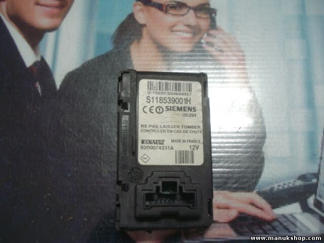 Lettore di schede chiave Renault Megane II 8200074331A SIEMENS S118539001H