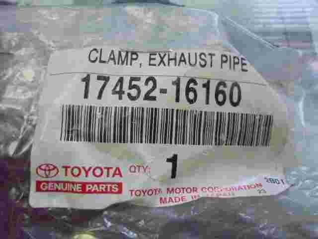 Morsetto Tubo di Scarico Toyota Corolla 1745216160 17452-16160