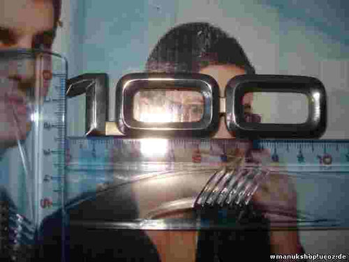 Emblema  Audi 100 10cm