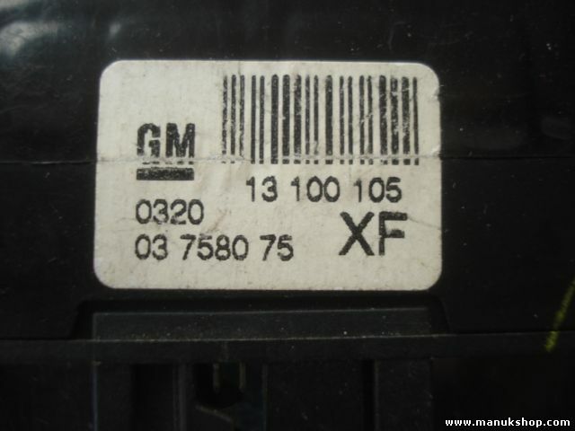 Interruptor de emergencia  Opel Astra 03758075XF 03758075 GM 13100105 