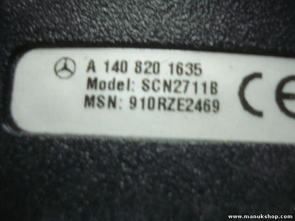 Teléfono Mercedes-Benz W220 S-class C180 A1408201635 SCN2711B MSN 910RZE2469