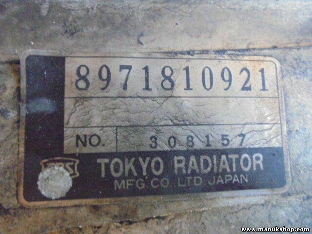 Radiador de intercooler Opel Monterey A Isuzu Trooper I 3.0 TDI 1998 8971810921 