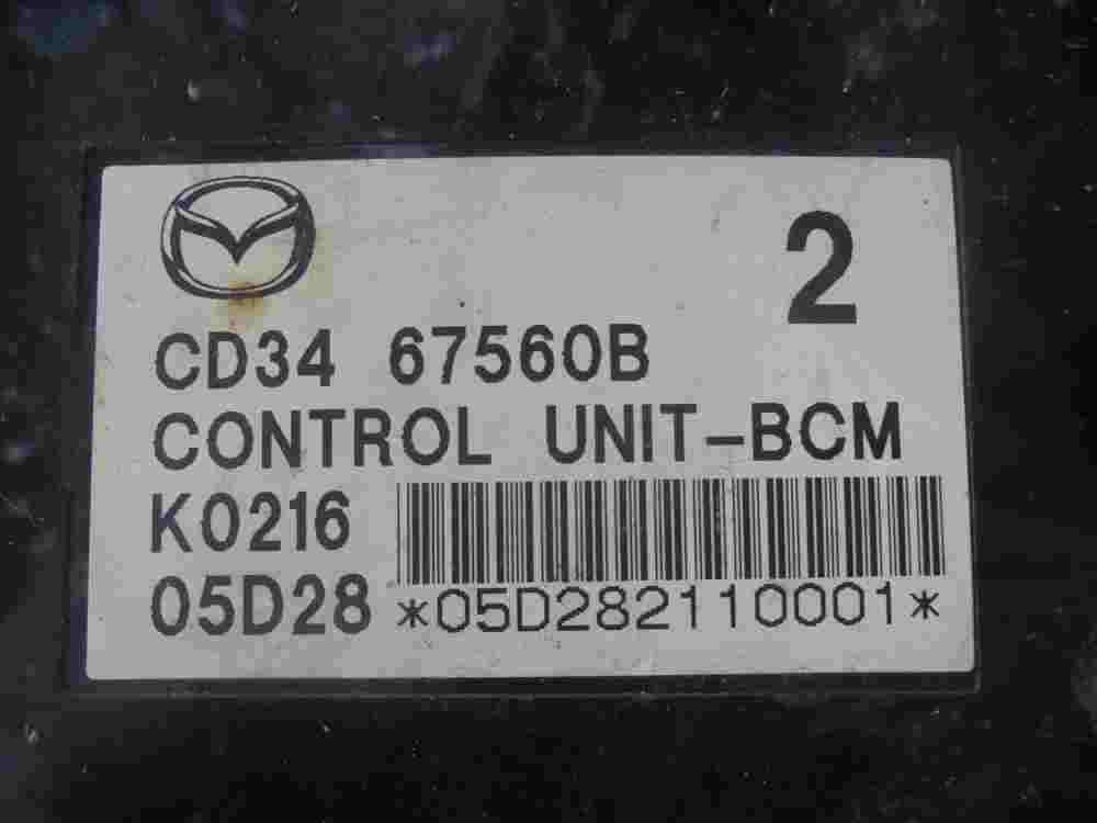 Controlador cierre centralizado Mazda 5 CD3467560B UNIT-BCM K0216 05D28
