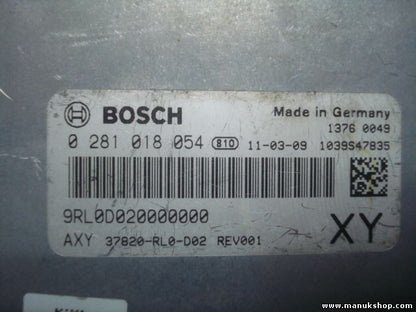 Centralita del motor Honda Accord 08-2012 37820RL0D02 37820-RL0-D02 F01G00307V