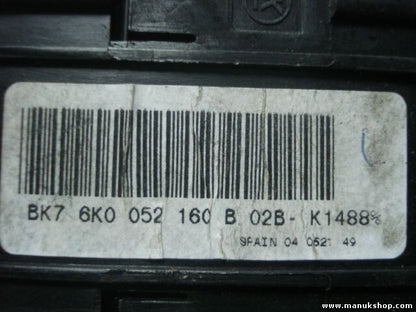 Conmutador de luces Seat Cordoba 6K0052160B 6K0 052 160 B 02BK1488 02B-K1488