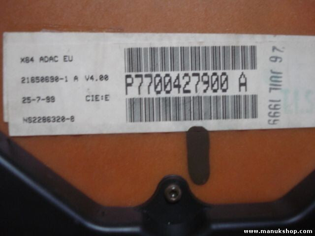 Cuadro de instrumentos Renault 1,6L 16V SAGEM 21650690-1 P7700427900 A