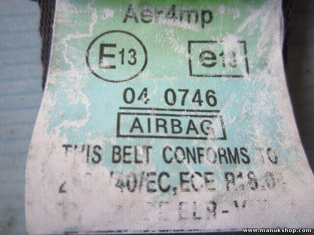 Cinturón de seguridad delantero izquierdo Ssangyong Actyon 74601/02-31