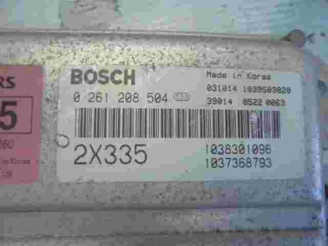 Centralita Kia Spectra II Cerato Shuma II 391102X335 1039S03820 BOSCH 0261208504