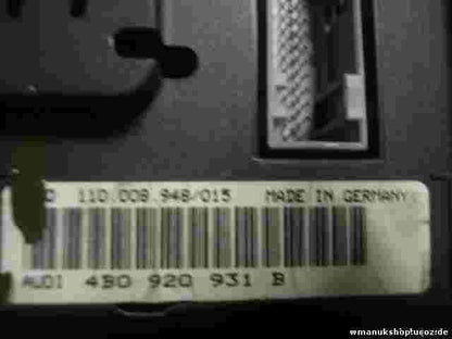 Quadro strumenti Audi A6 2.5TDI 4B0920931B 4BO920931B VDO 110008948015