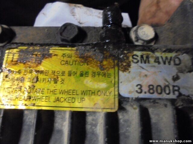 Grupo Diferencial Trasero Hyundai Santa Fe 2.4 4WD 3.800R GL210005A piñón 57/15