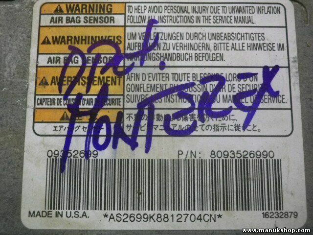 Airbag Centralita  Isuzu Trooper Opel Monterey 8093526990 09352699