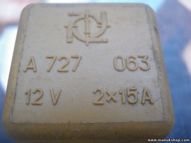 Relè Alfa Romeo Fiat A 727 063 A727063 12V 2x 15A