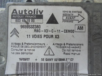 Sensor de impacto de airbag Citroen C 5 (AM) 9659532380 AUTOLIV 603481900