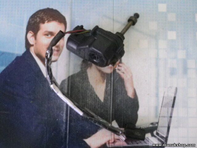 Faro motor del limpiaparabrisas izquierdo Range Rover P38 3 pin