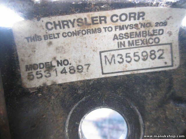 Chiusura cintura di sicurezza posteriore destra Jeep Grand Cherokee II WJ 553...