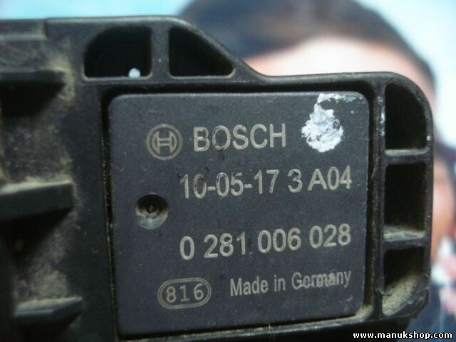 Sensor presión de aire Fiat BOSCH 0281006028 1005173A04 10-05-17 3 A04